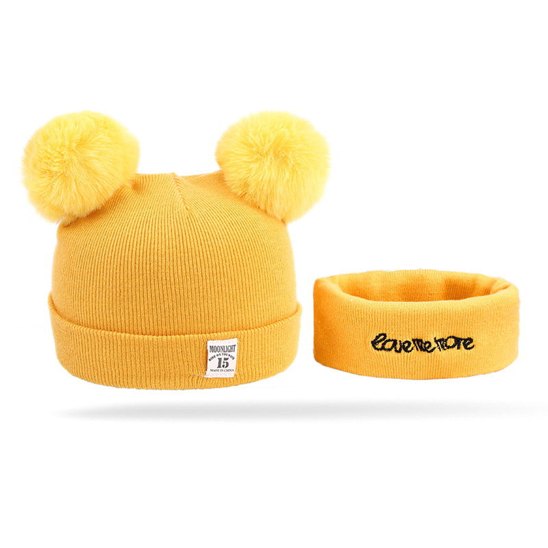 Autumn and winter baby hat