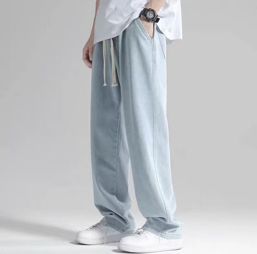 Straight-leg men's jeans