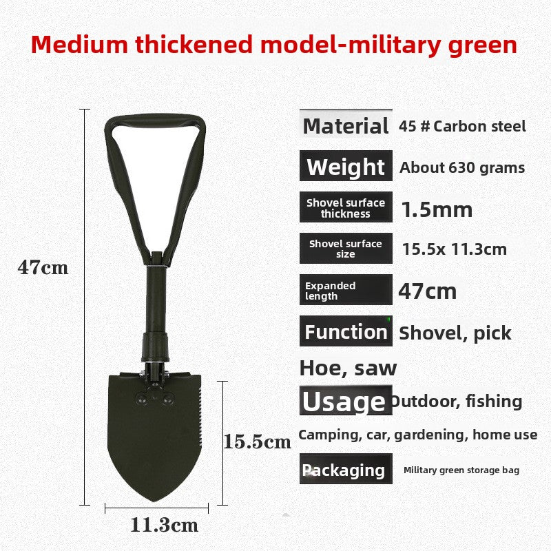 Multi-functional engineer shovel