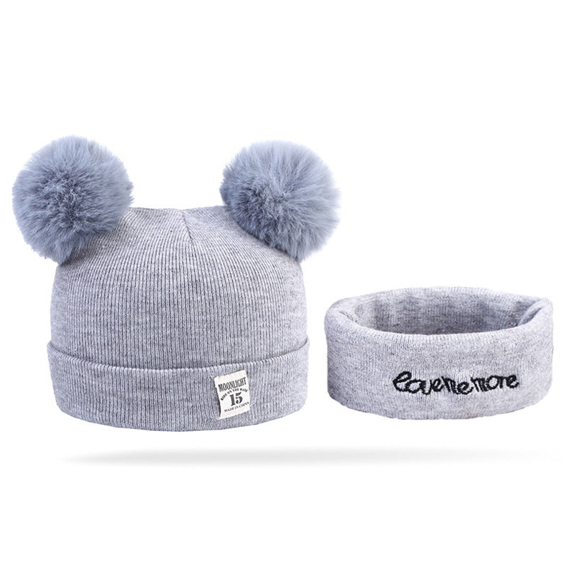 Autumn and winter baby hat