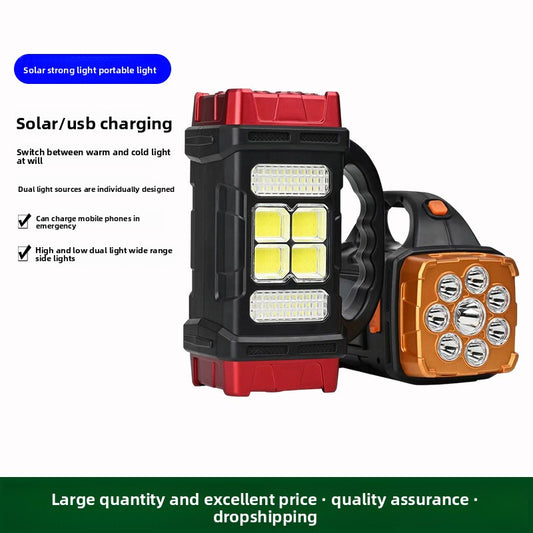USB rechargeable camping outdoor lighting flashlight