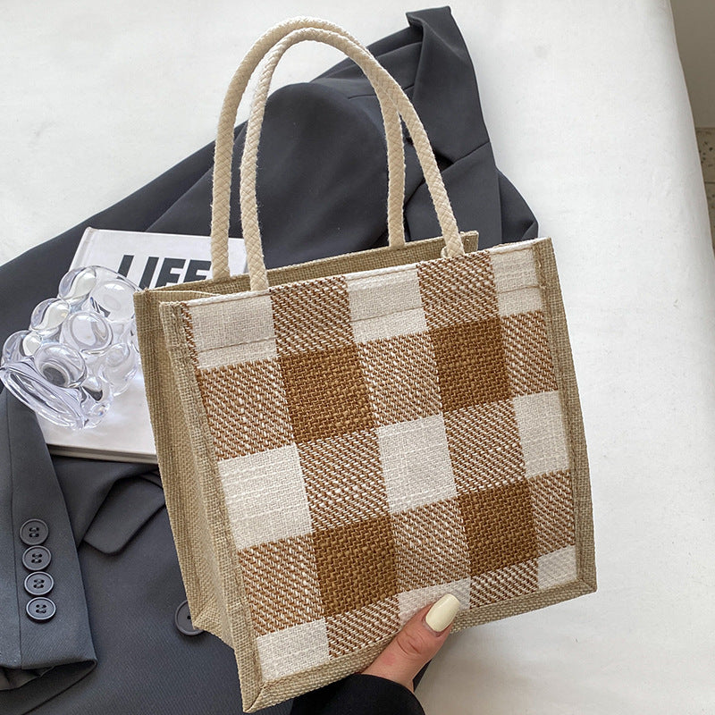 Linen handbag