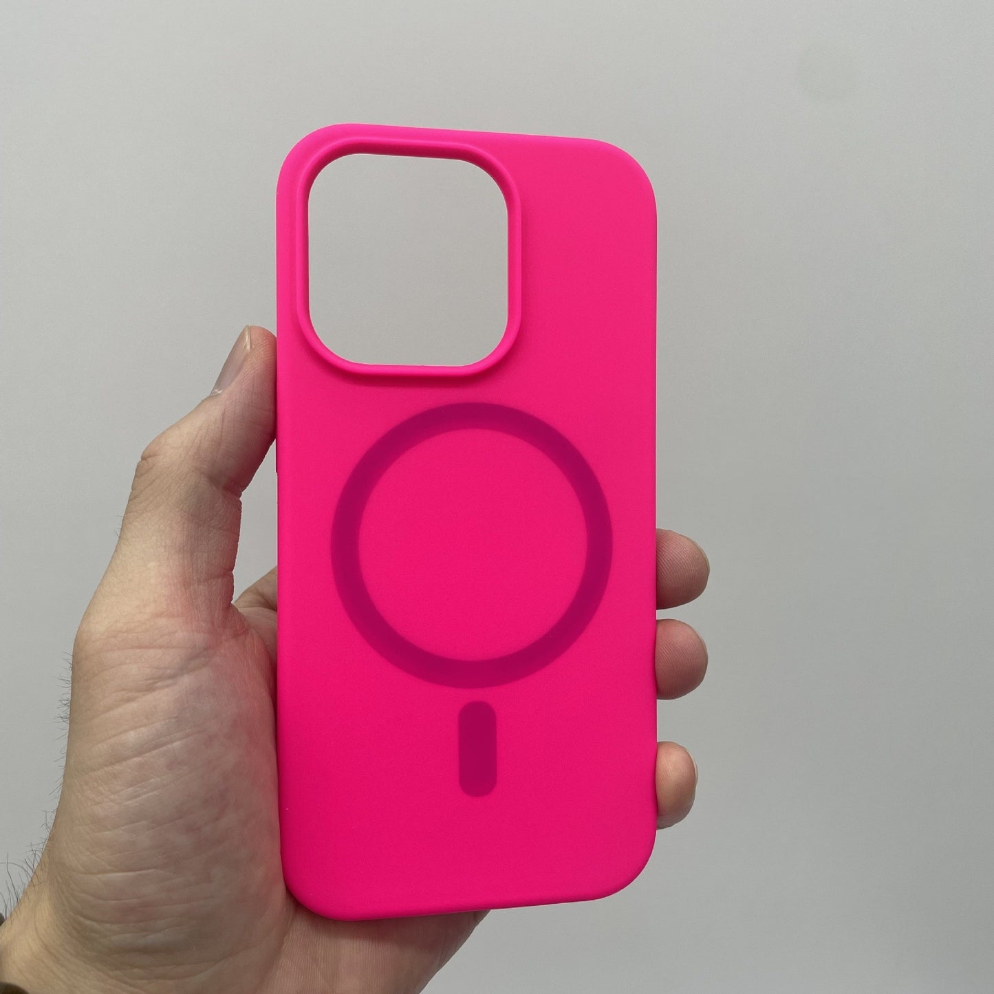 Liquid silicone fulcrum bracket Apple  magnetic suction phone case