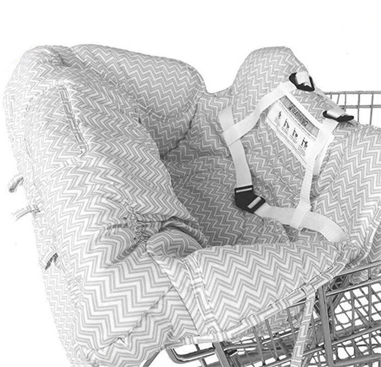 Baby and children's supermarket shopping cart seat cushions and dining chair seat cushions protect safety and portability during travel