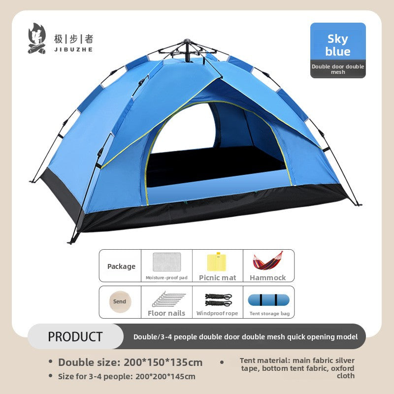 Outdoor Tent Full-automatic Sunscreen Windproof Quick Opening
