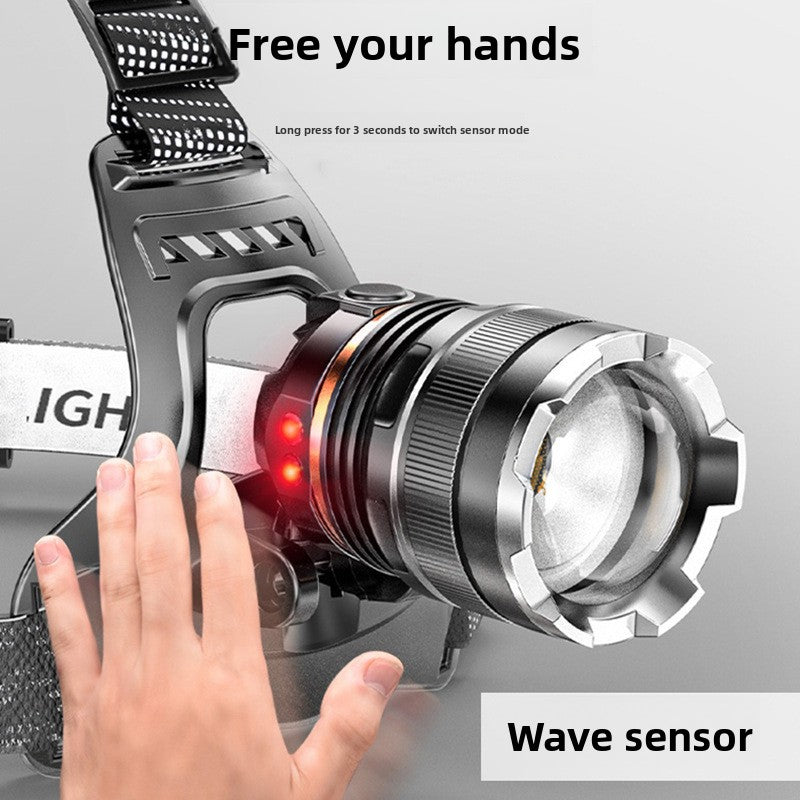 Long battery life, strong bald head with sensor light
