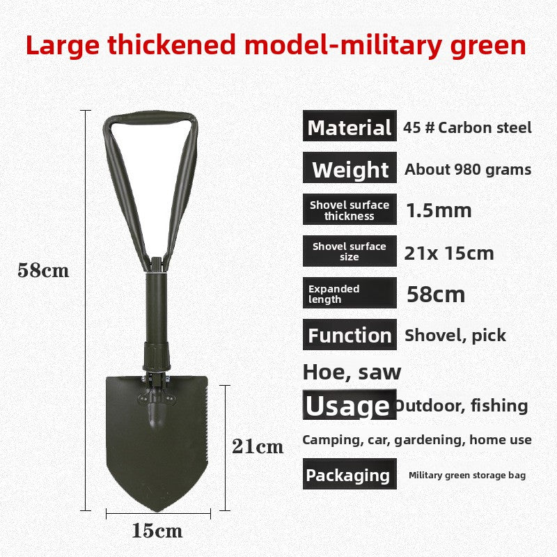 Multi-functional engineer shovel