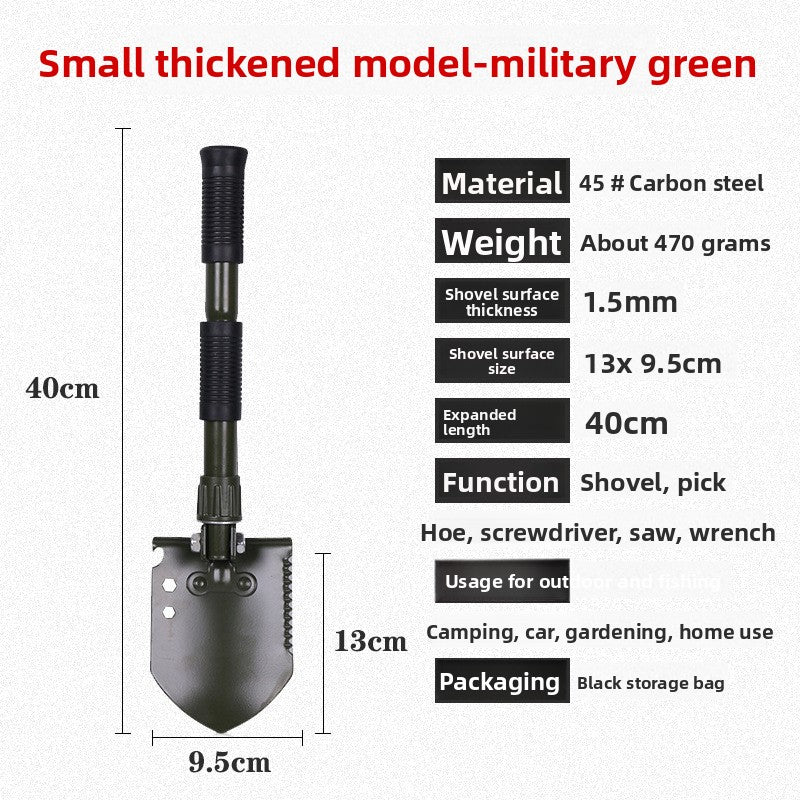 Multi-functional engineer shovel