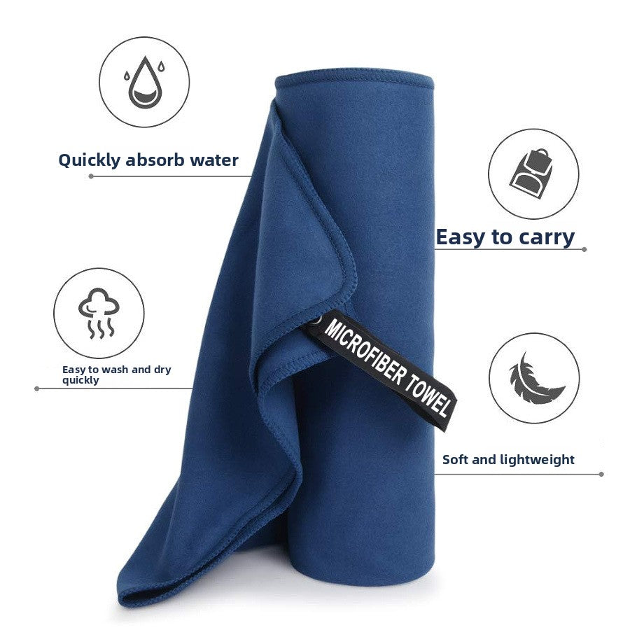 Double-sided fleece beach towel for sports