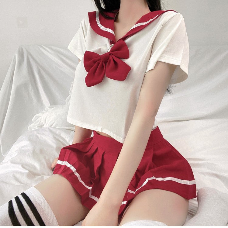 Sexy Cute Student Dress Campus Age College Style JK Uniform