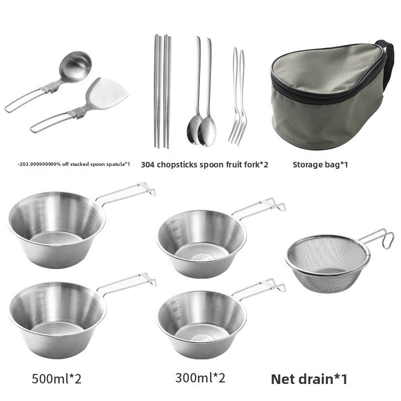 Outdoor Tableware Portable suit