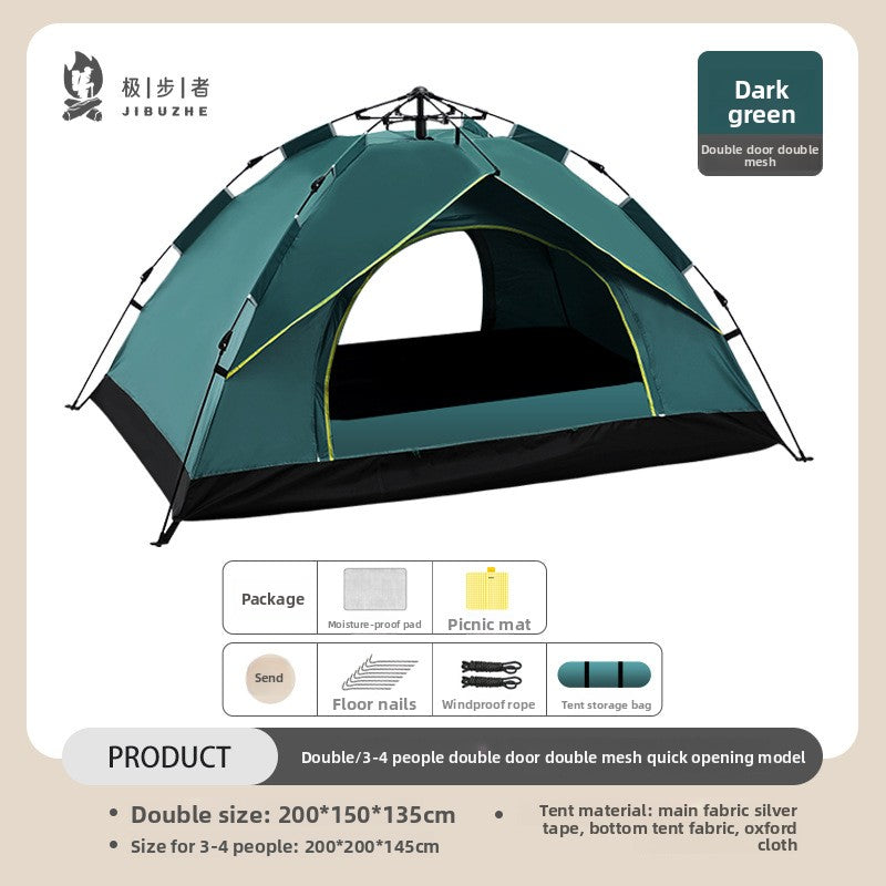 Outdoor Tent Full-automatic Sunscreen Windproof Quick Opening