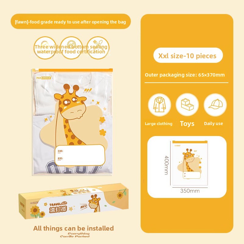 Sealed storage bags for mothers, babies and children