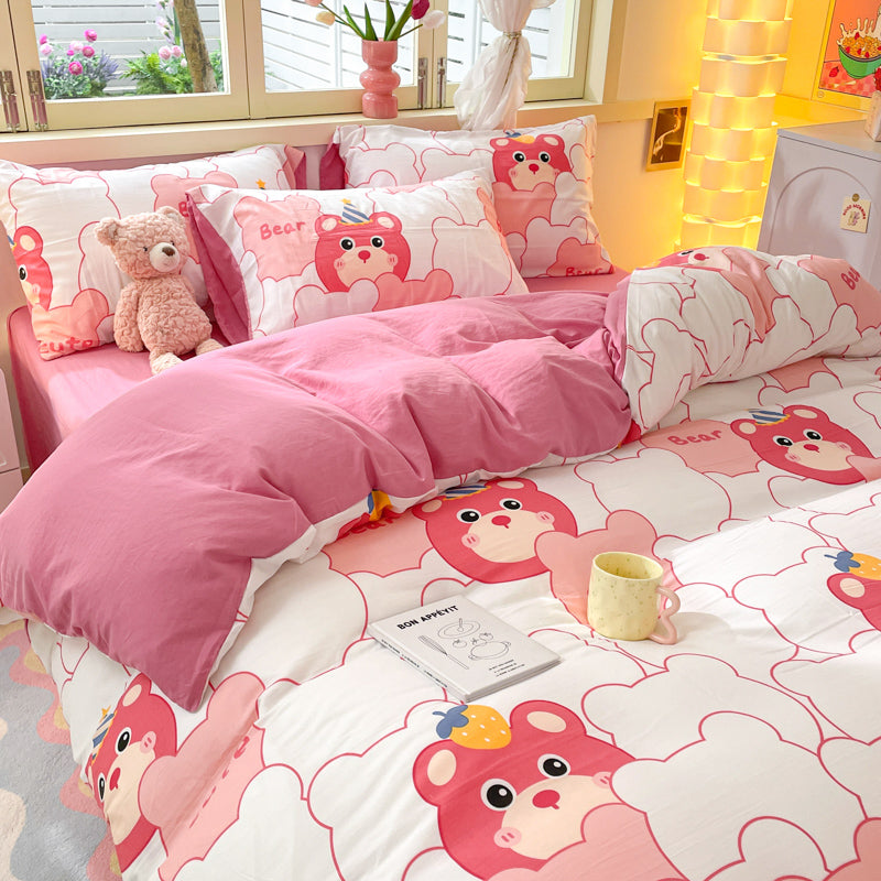 Washed cloud cotton quilt cover, not all-cotton pure cotton sheet