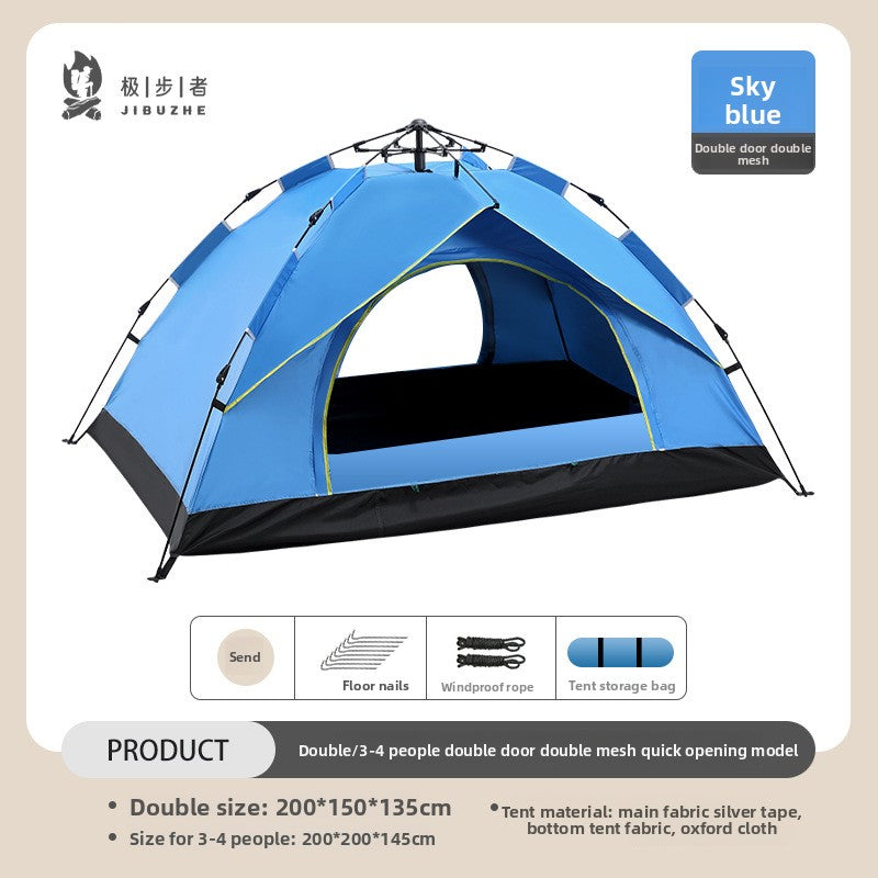 Outdoor Tent Full-automatic Sunscreen Windproof Quick Opening