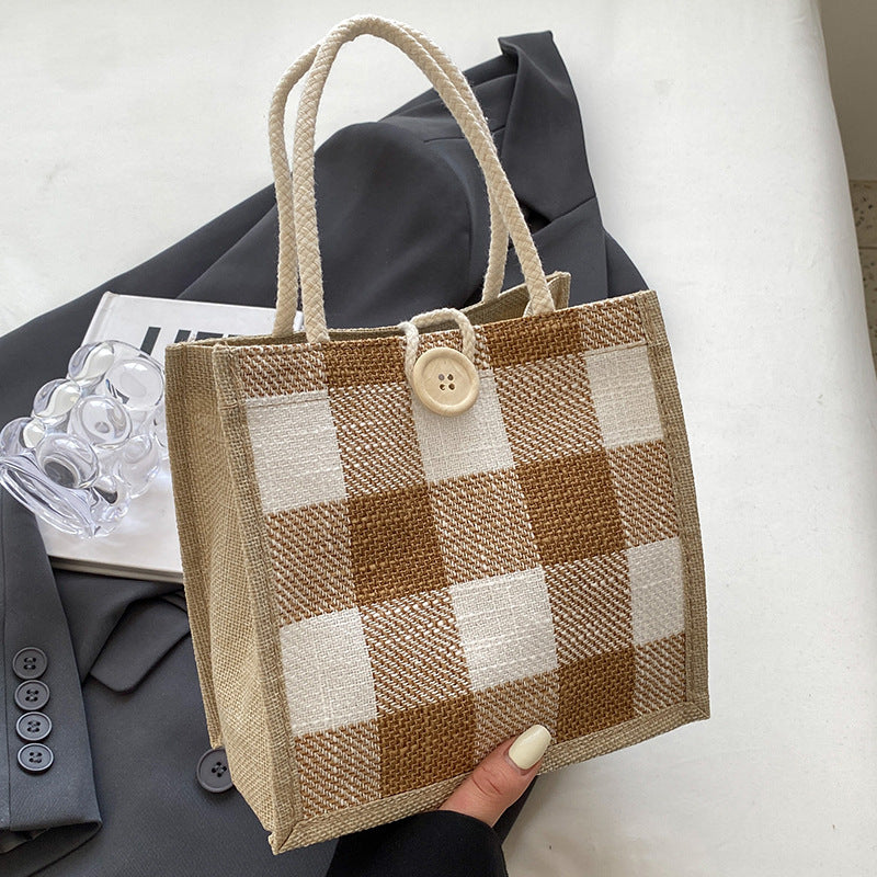 Linen handbag