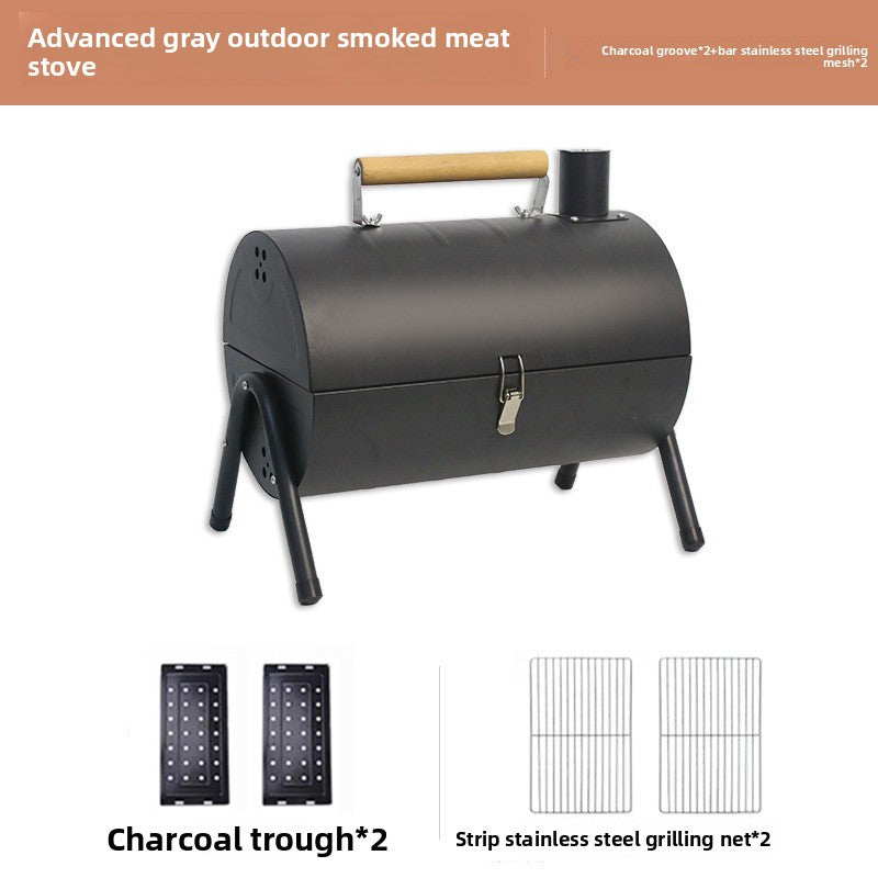 Portable Outdoor Camping Smokeless Barbecue Grill Barbecue Stove