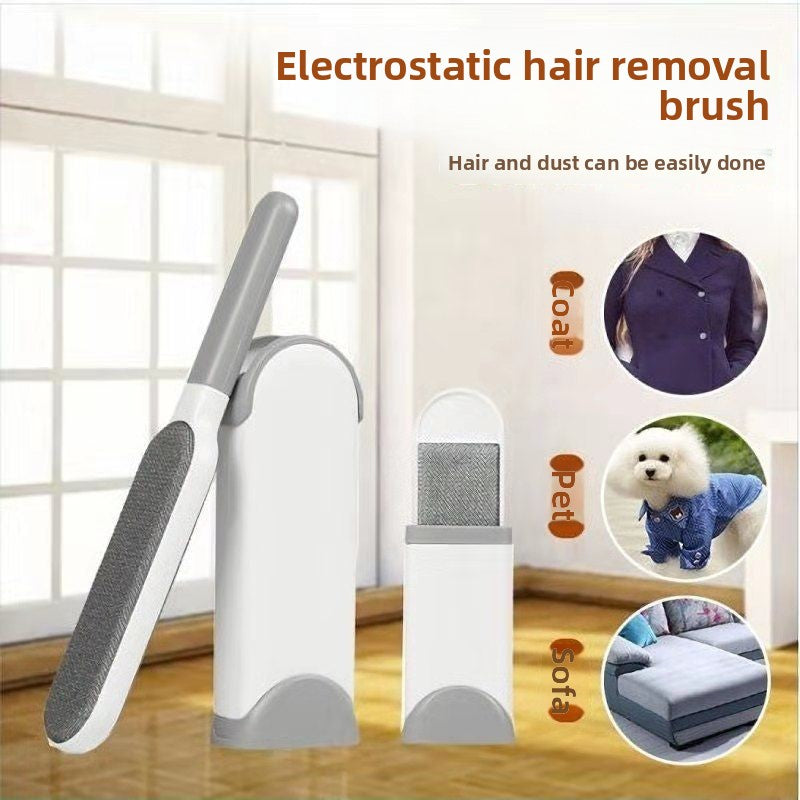 Brush and bristle remover for clothes