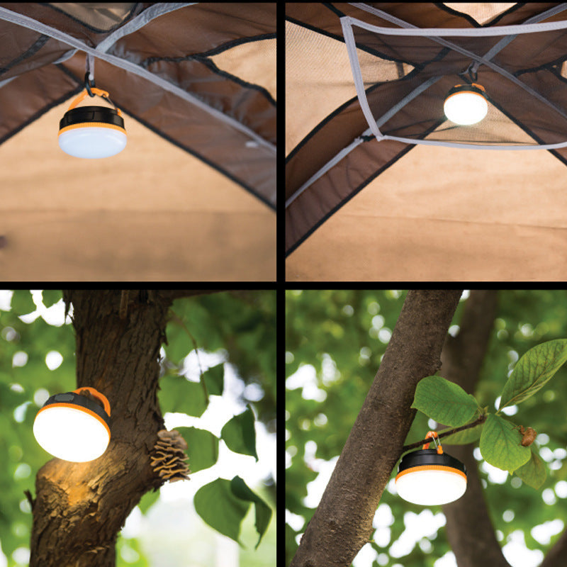 Portable LED camp light and tent light
