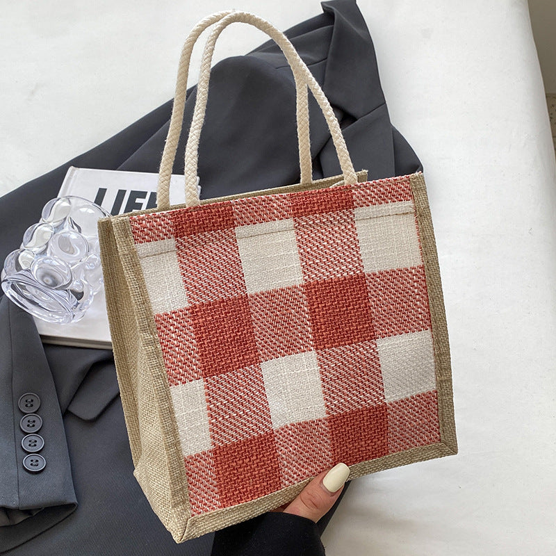 Linen handbag