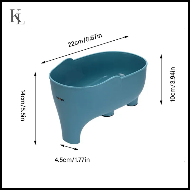 Sink Strainer Elephant Sculpt Leftover Drain Basket Soup Garbage Filter