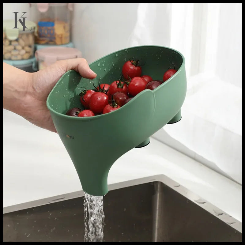 Sink Strainer Elephant Sculpt Leftover Drain Basket Soup Garbage Filter