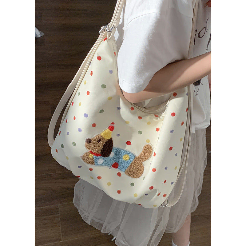 Dachshund Canvas Tote Bag for Women