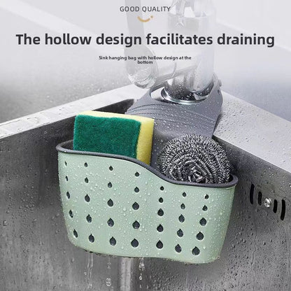 Plastic kitchen sink storage draining basket