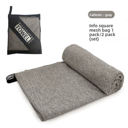 Double-sided fleece beach towel for sports