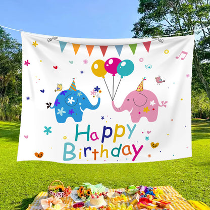 Outdoor decorative banners and cloths