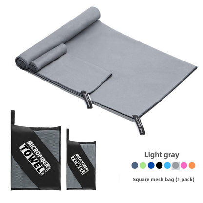 Double-sided fleece beach towel for sports