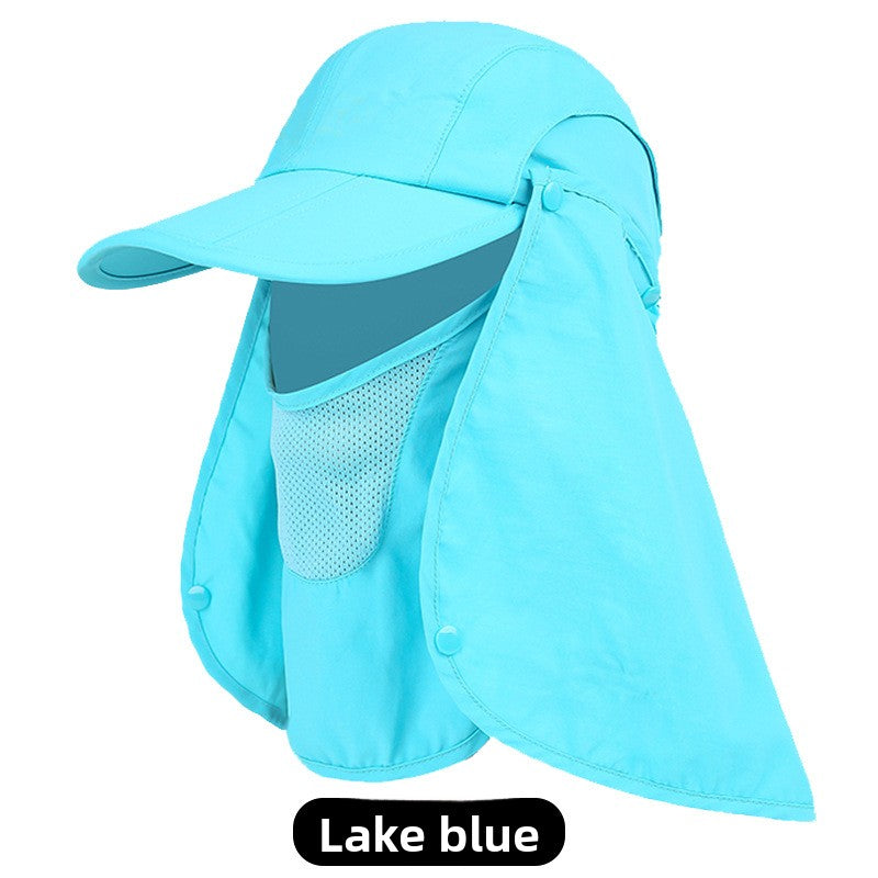 Outdoor sunshade baseball cap