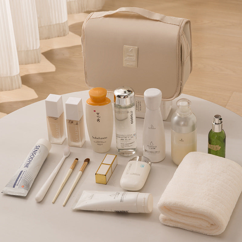 Portable Travel Portable Men's and Women's Hook Toiletry Cosmetic Bag