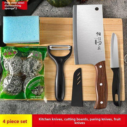 Kitchen knife set and kitchenware combination