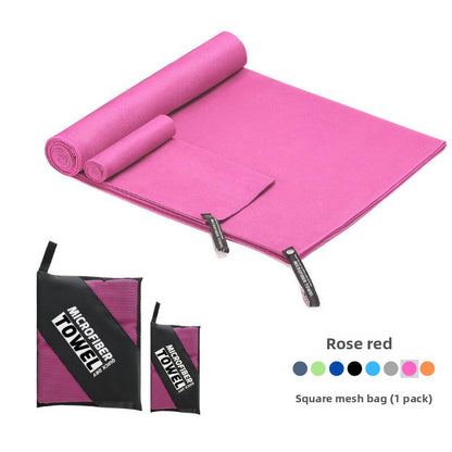 Double-sided fleece beach towel for sports