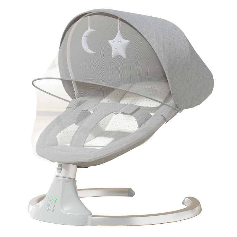 Baby rocking chair, a magic tool for soothing kids, baby sleeping lounge chair, and electric cradle for newborns