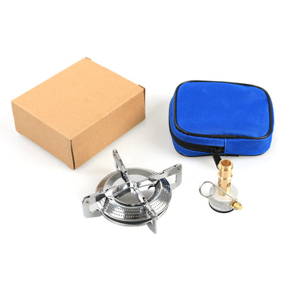 Outdoor camping stove and fuel container