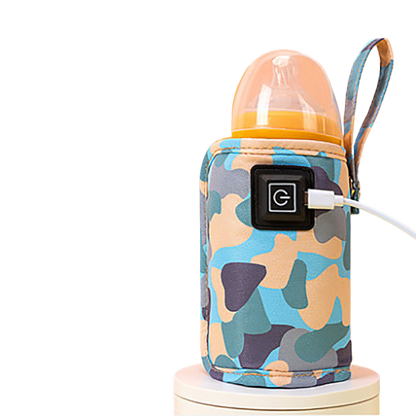 Baby Bottle Thermos Set Children's Universal Outdoor Portable Warm Milk Set Car Constant Temperature Heating Warm Artifact Home Cross-border