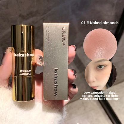 Double Head Blush Stick Natural Red Low Saturation Delicate Expansion Color