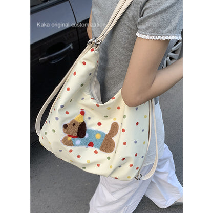 Dachshund Canvas Tote Bag for Women