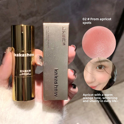 Double Head Blush Stick Natural Red Low Saturation Delicate Expansion Color