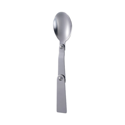 Stainless steel folding spoon outdoor picnic spoon
