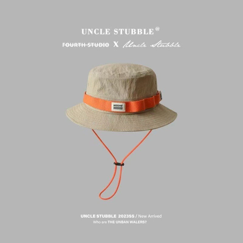 A 15CM wide-brim hat for men's outdoor use