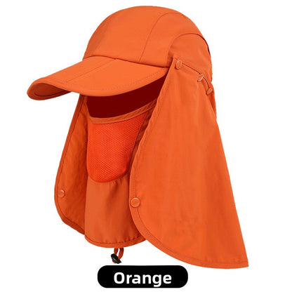 Outdoor sunshade baseball cap