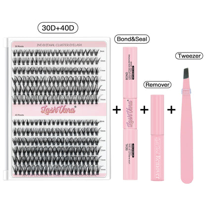 Segmented Self-Grafting False Eyelashes Set