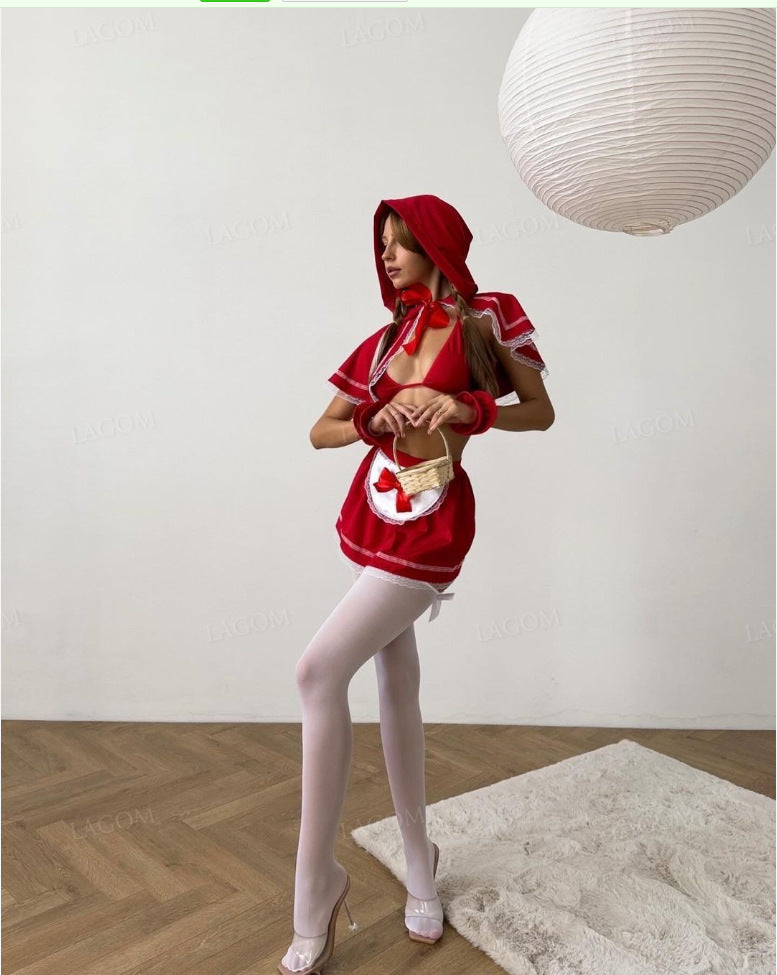 Bows-shaped Christmas neckpiece nurse uniform