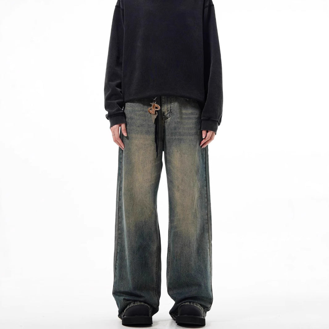 The versatile jeans are loose