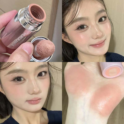 Natural color low saturation matte blush liquid