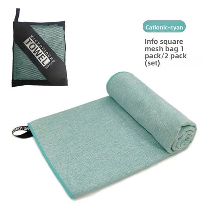 Double-sided fleece beach towel for sports
