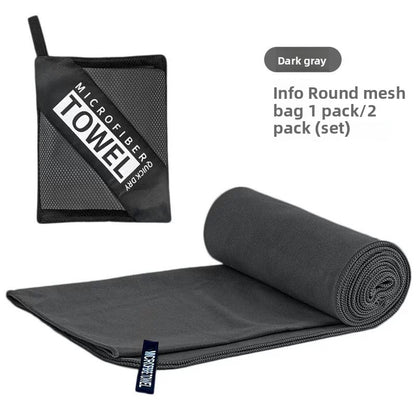 Double-sided fleece beach towel for sports